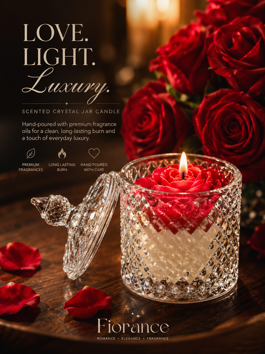 Luxury Crystal Glass Jar