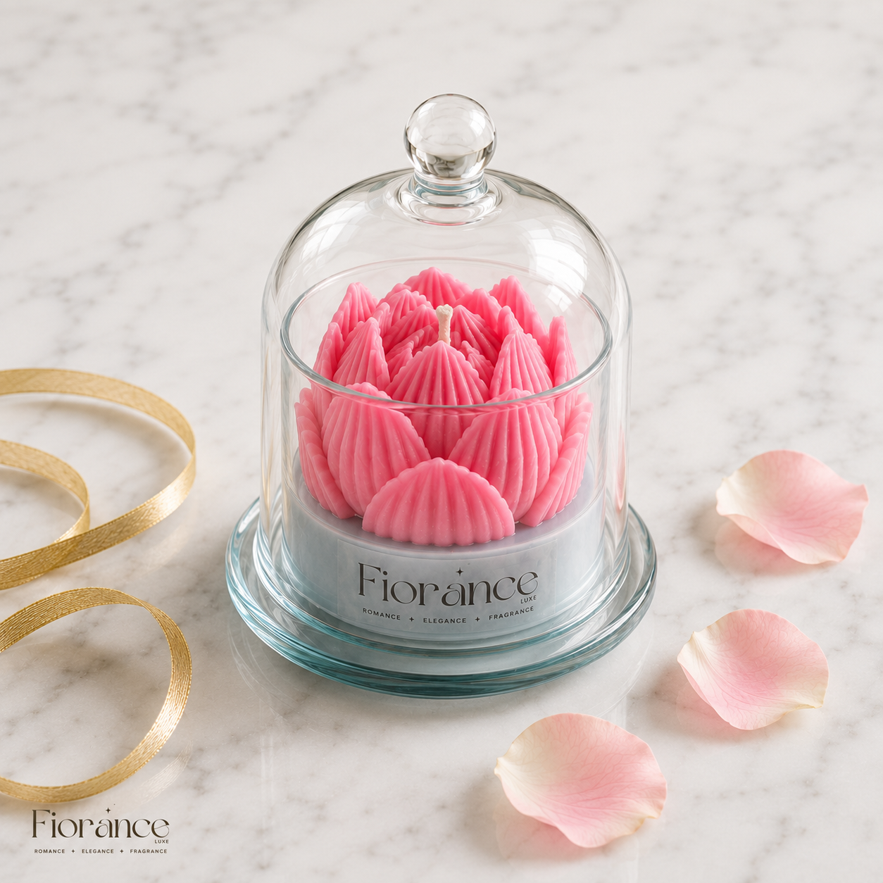 Bell Jar Lotus Candle | 200ml Pure Soy Wax
