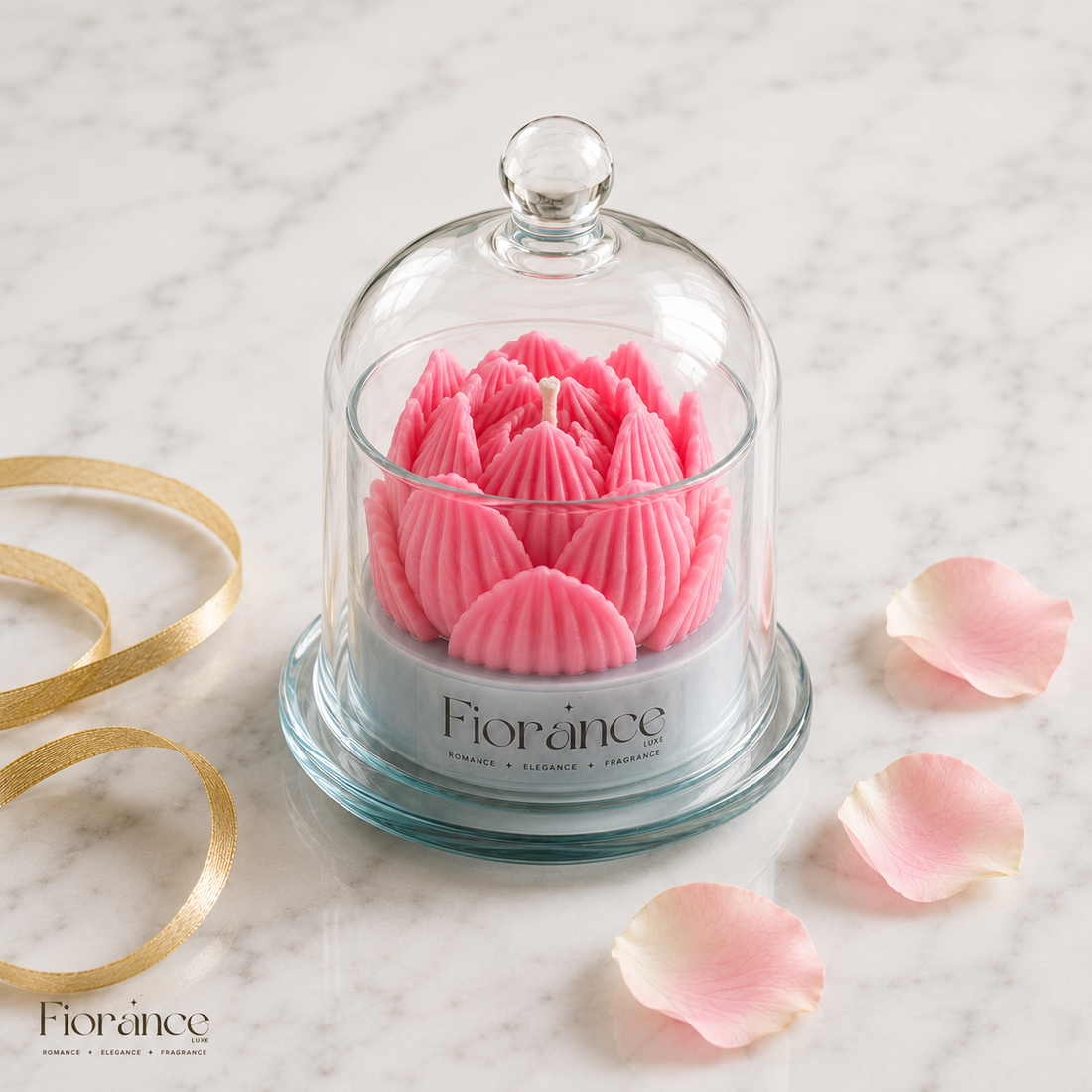 Bell Jar Lotus Candle | 200ml Pure Soy Wax