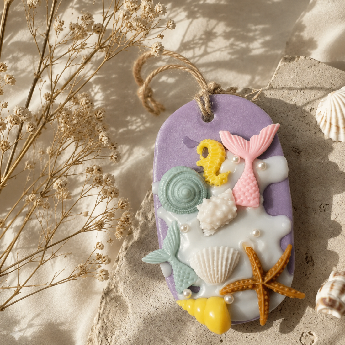Mermaid Ocean Wax Sachet | Set of 2