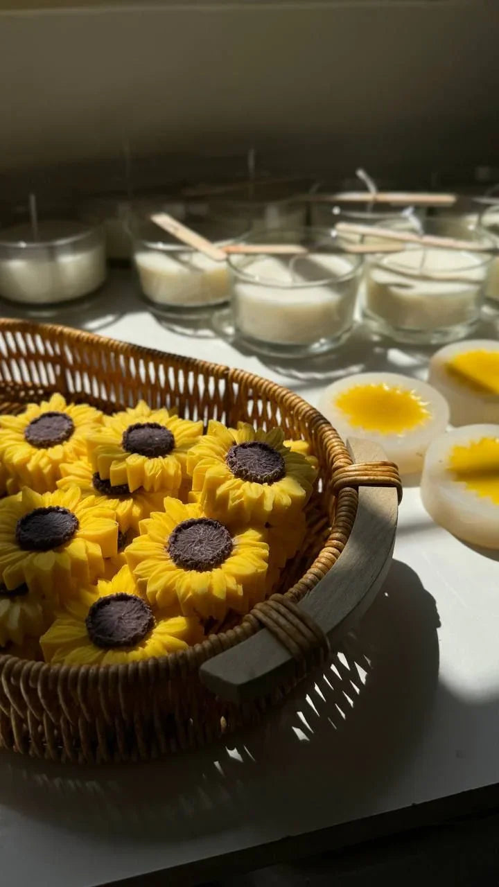 Sunflower Candle