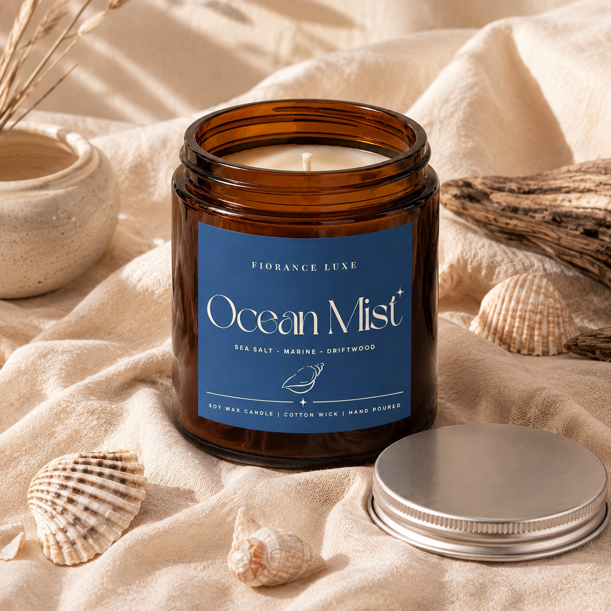 Fiorance Luxe Ocean Mist Candle