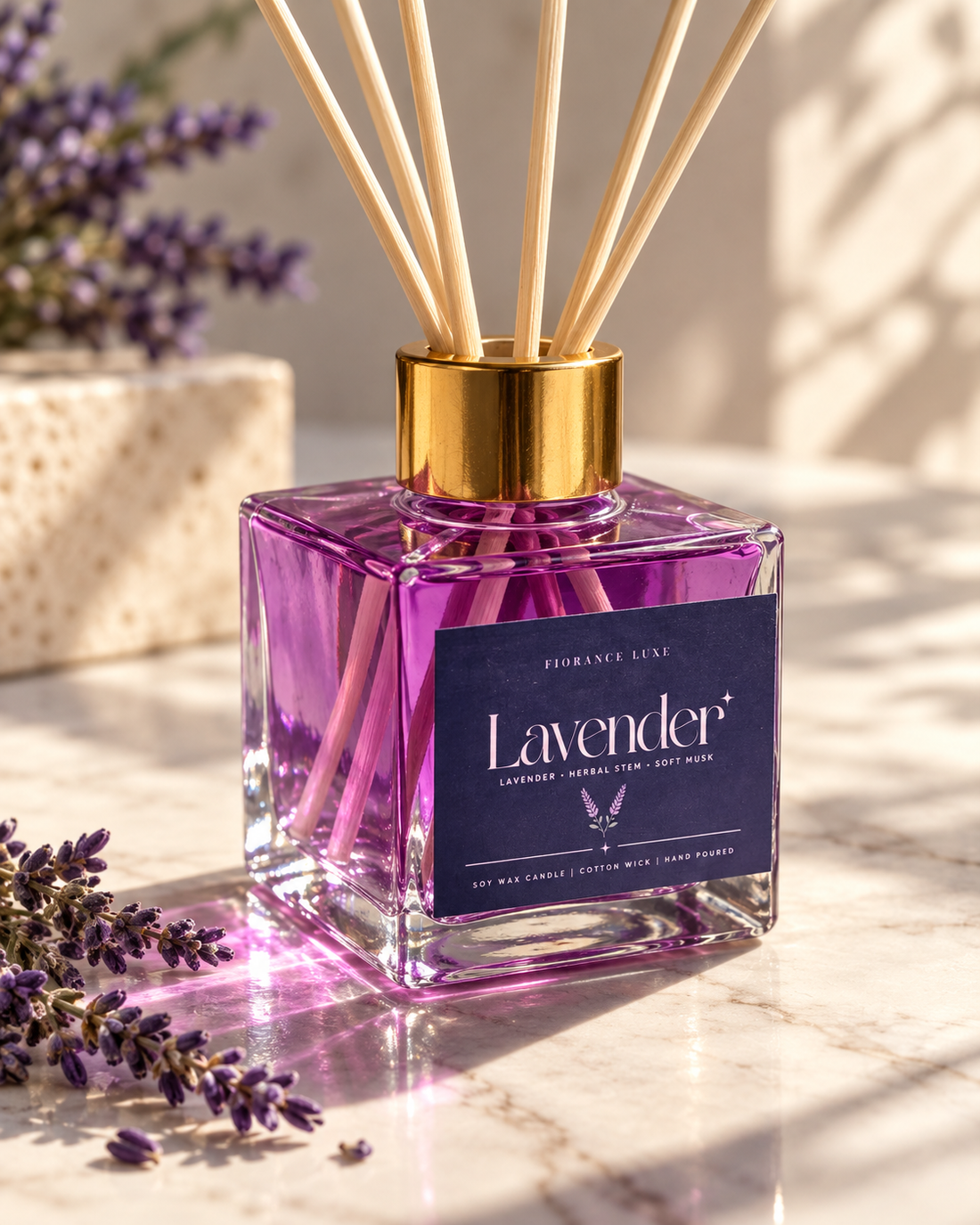 Fiorance Luxe Lavender Reed Diffuser 100 ml