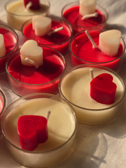 Scented Soy Wax Tea Light Candles – Set of 10 | Aromatherapy Tea Lights Online India