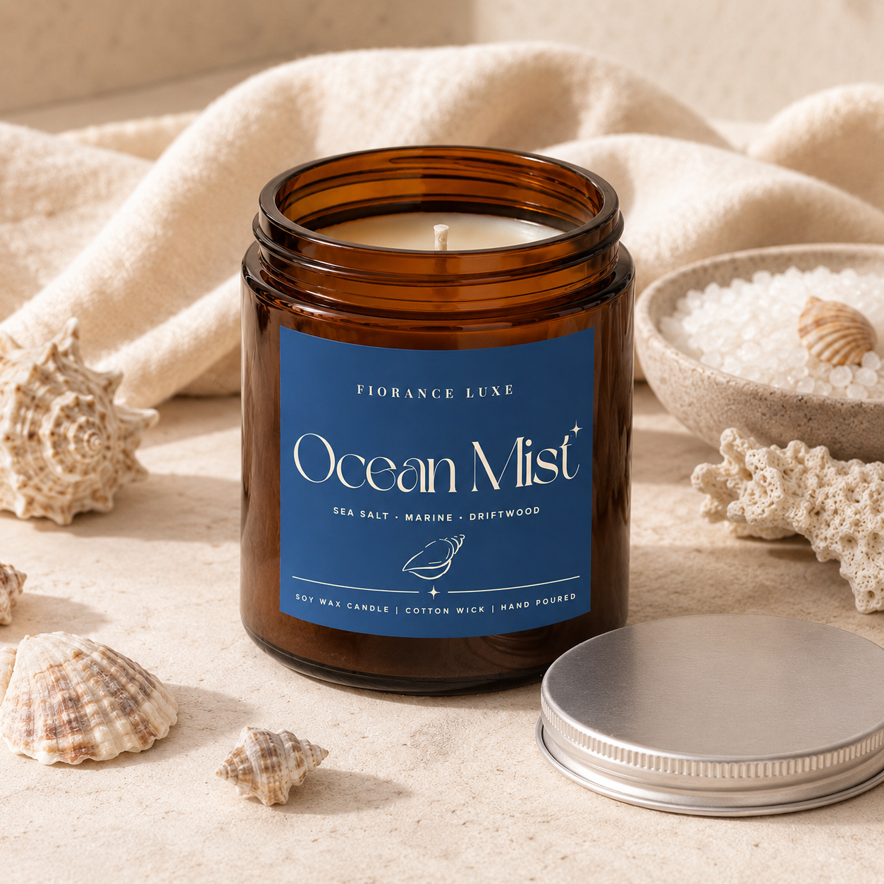 Fiorance Luxe Ocean Mist Candle