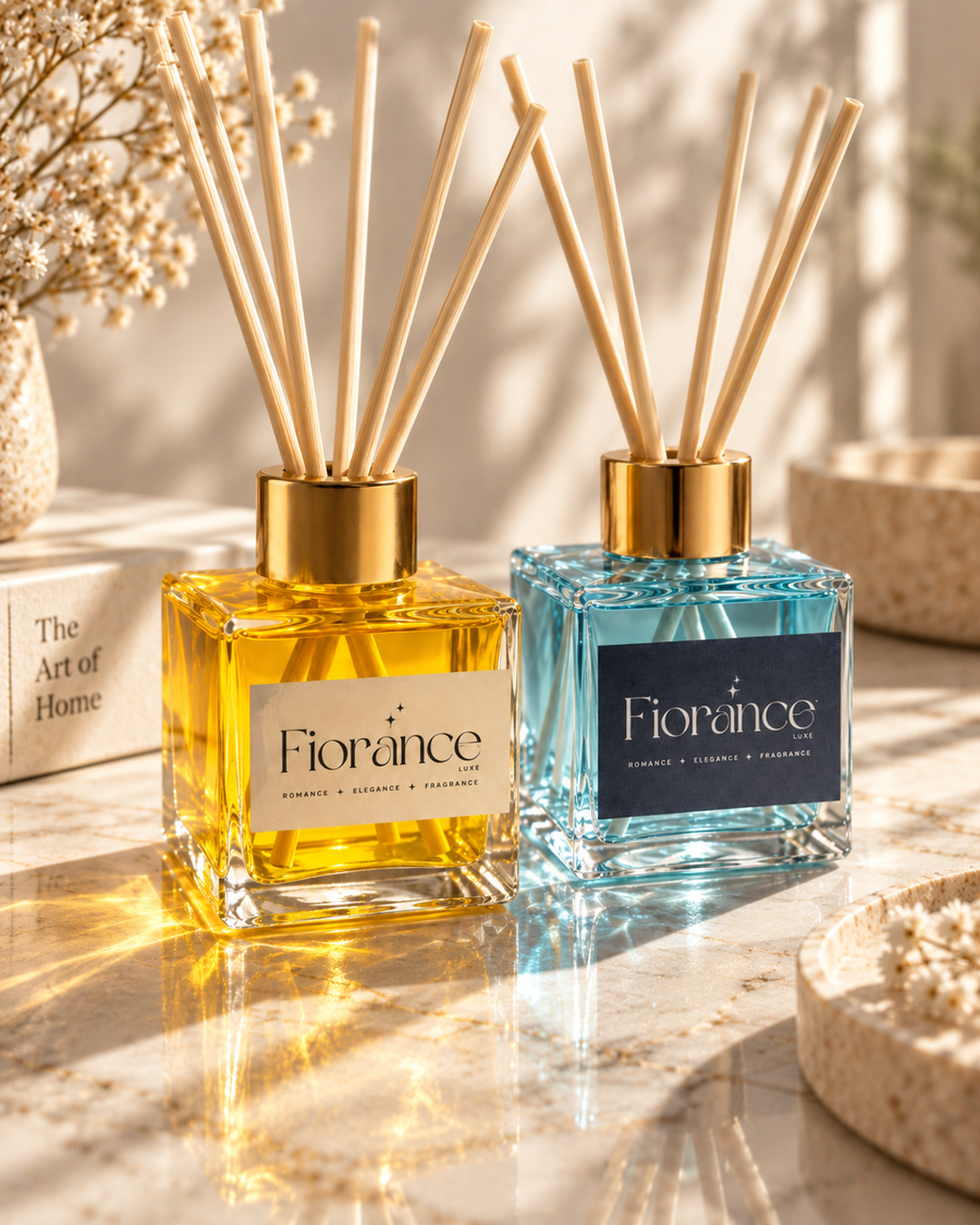 Reed Diffuser Duo – After Dark + Floral | 2 × 100 ml | 12 Reeds