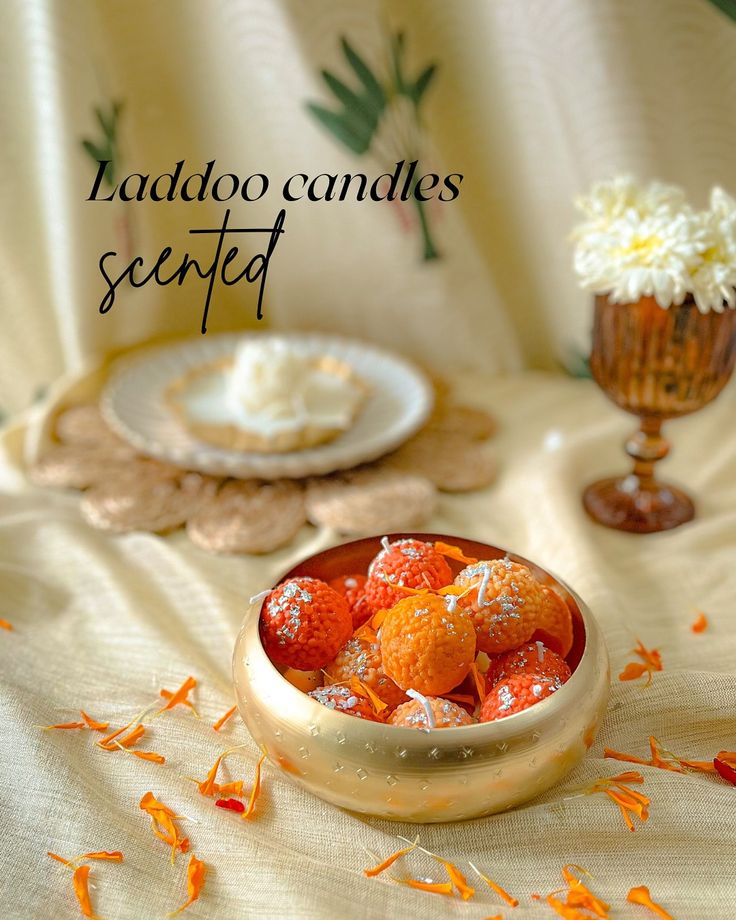 Mithai Moments Laddoo & Modak Candle | Set of 4