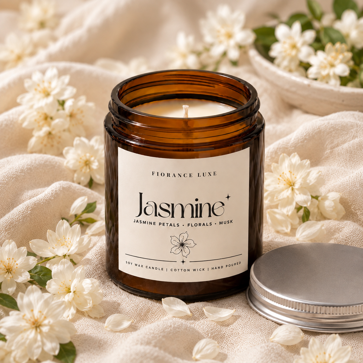 Fiorance Luxe Jasmine Candle