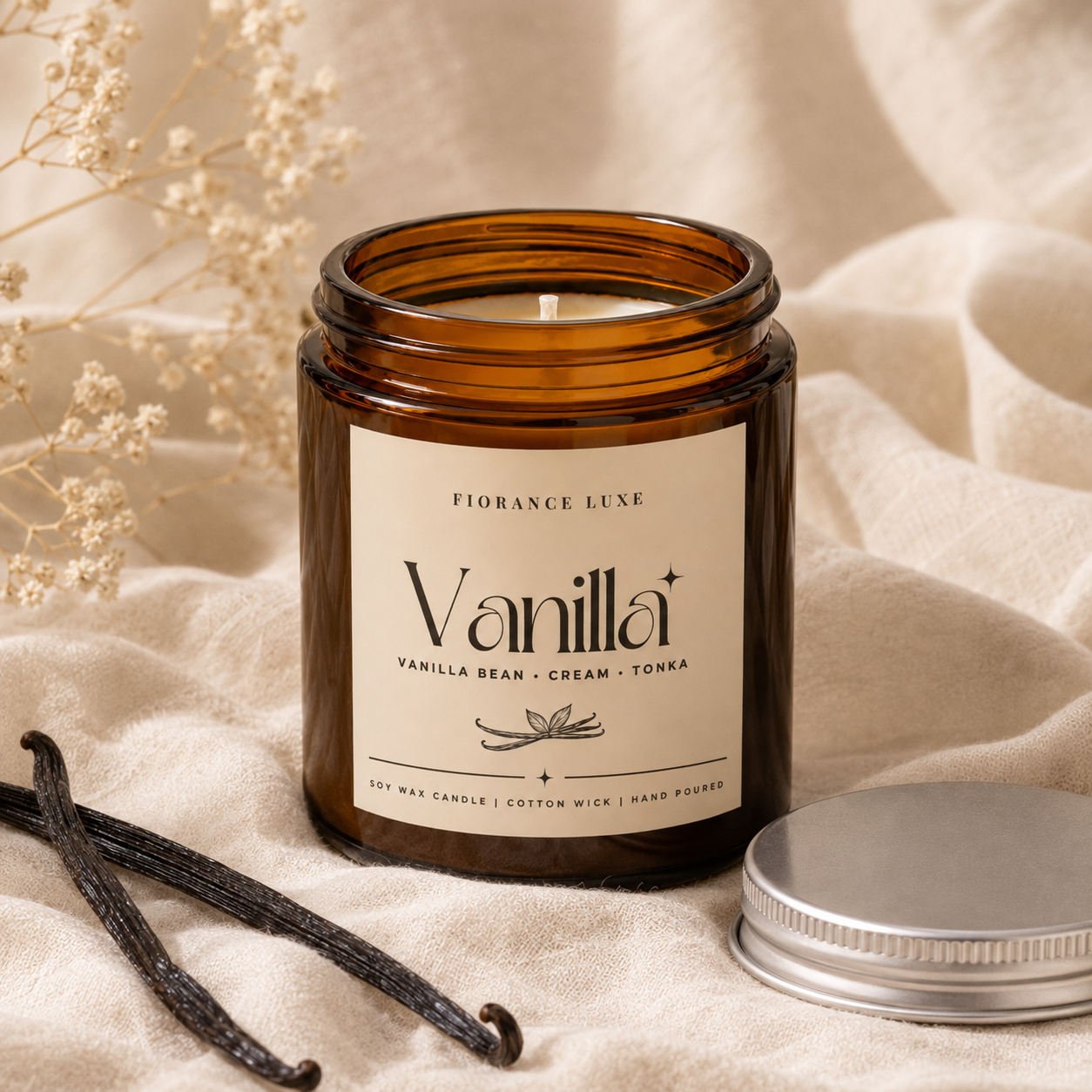 Fiorance Luxe Vanilla Candle