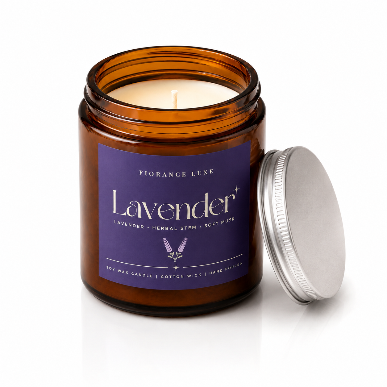 Fiorance Luxe Lavender Candle