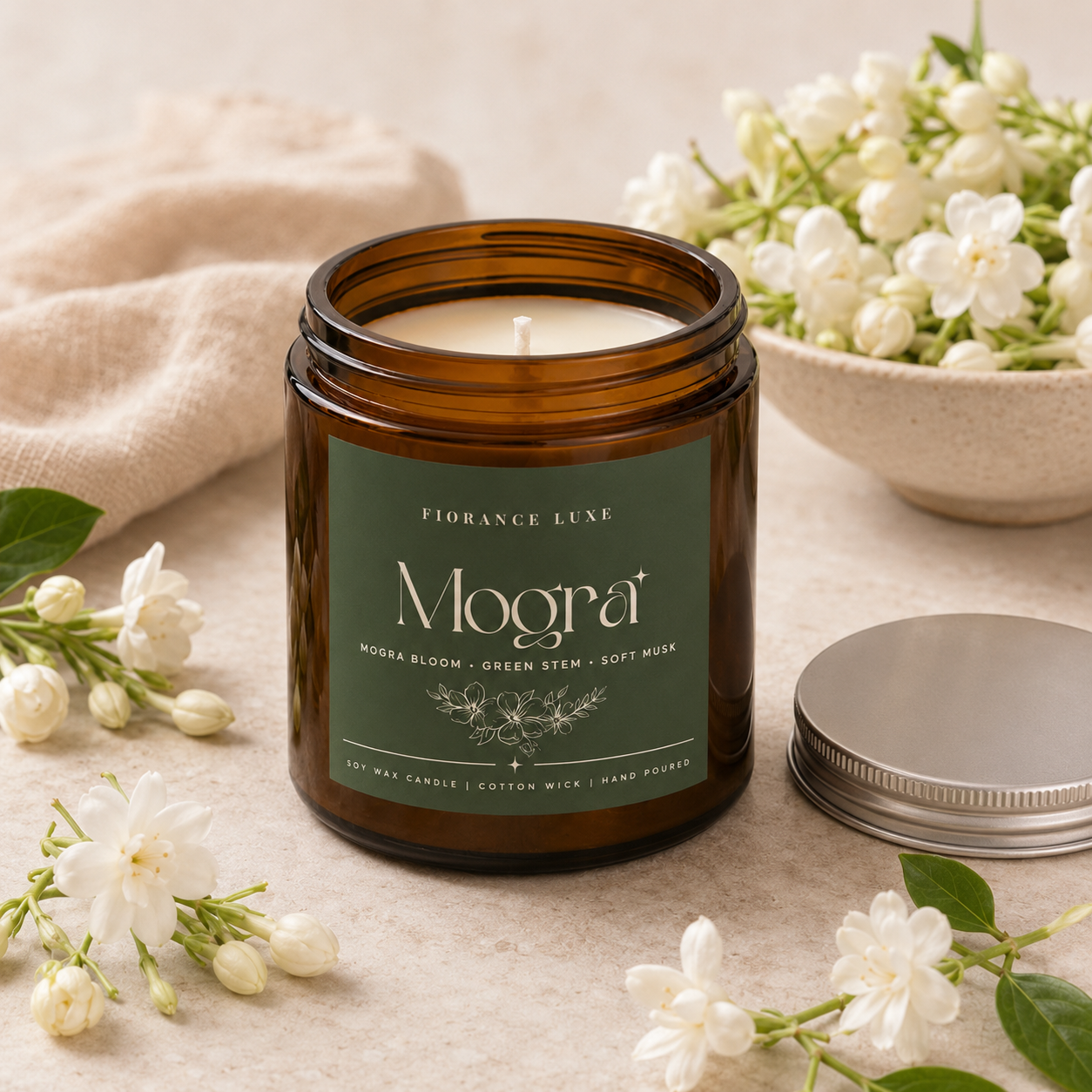 Fiorance Luxe Mogra Candle