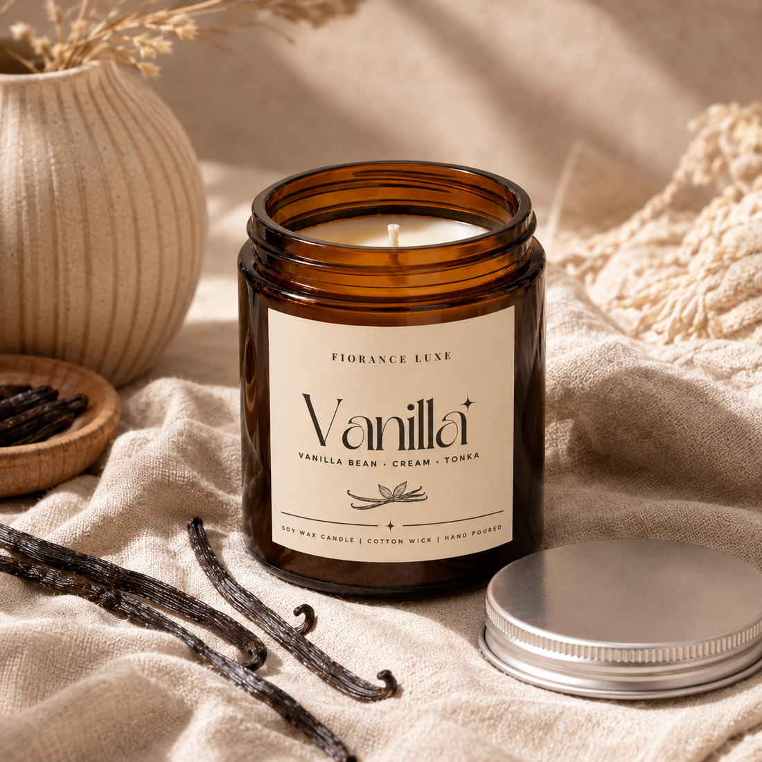 Fiorance Luxe Vanilla Candle