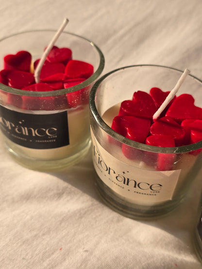 Heart Shot Glass candle - Set of 2
