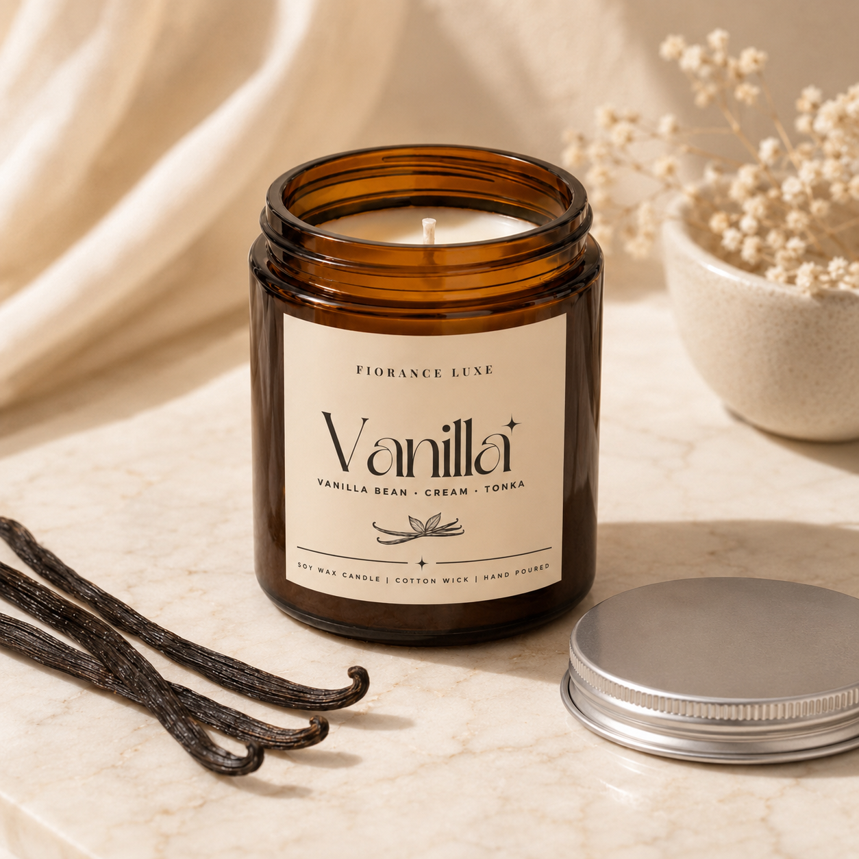 Fiorance Luxe Vanilla Candle