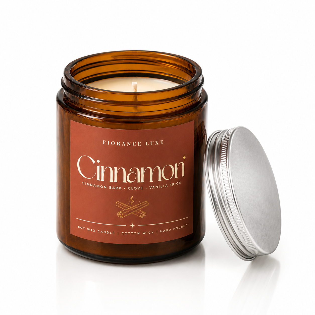 Fiorance Luxe Cinnamon Candle
