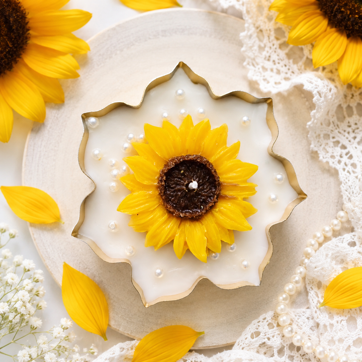 Star Metal Urli Candle | Festive Decor