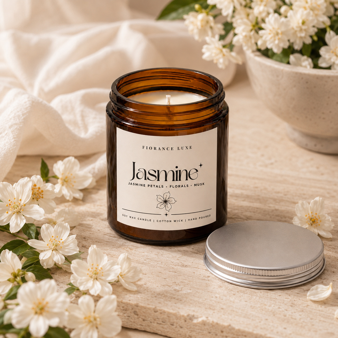 Fiorance Luxe Jasmine Candle